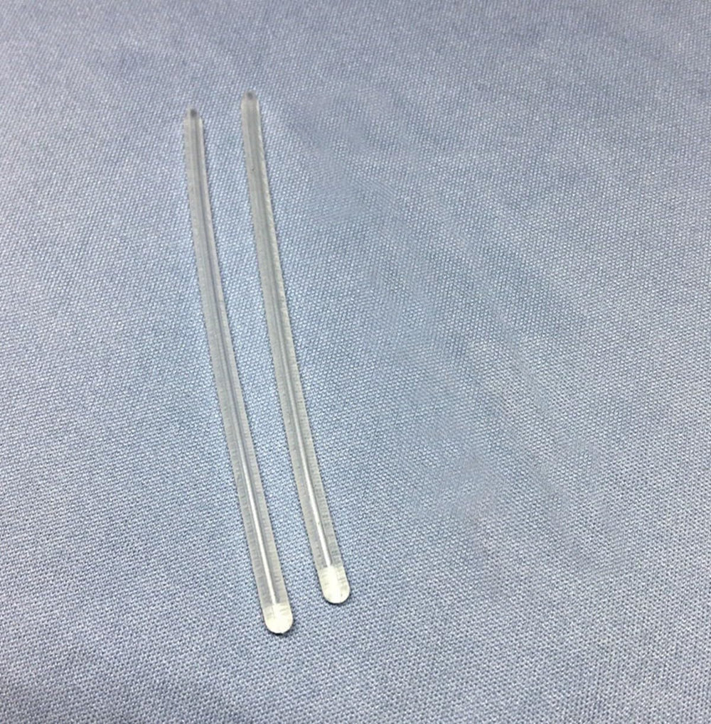 Soft silicone anti-slip temple tips attached to eyeglass temples