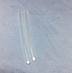 Soft silicone anti-slip temple tips attached to eyeglass temples