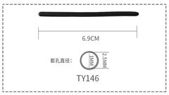 Packaging showing 1 pair of temple tips included