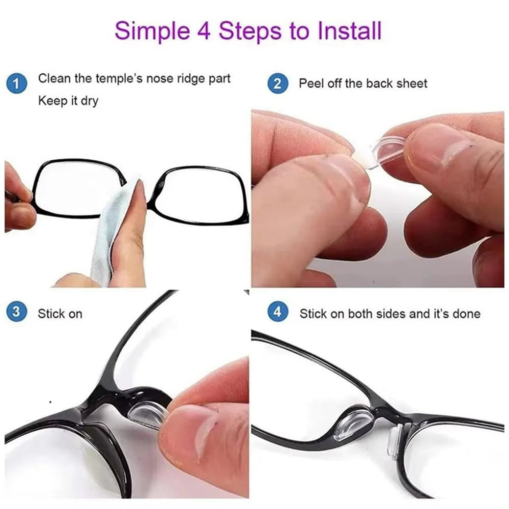 Compatible with full-rim, plastic and other eyewear frames