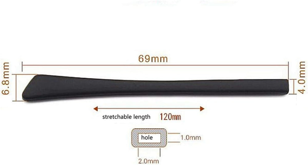 Easy installation of silicone eyeglass end tips on the temple