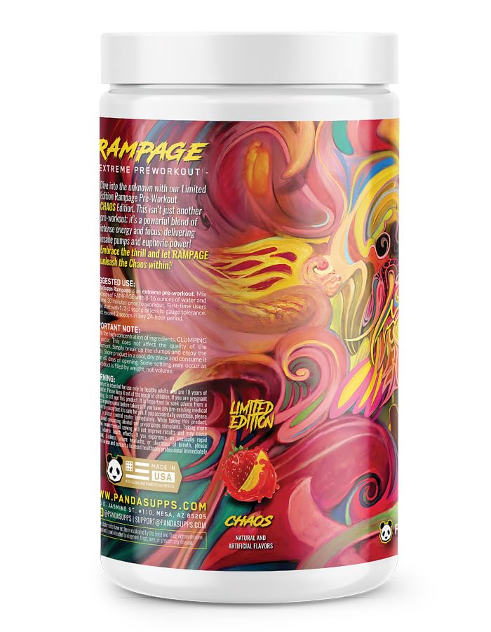 Rampage Chaos 32 oz bottle standing