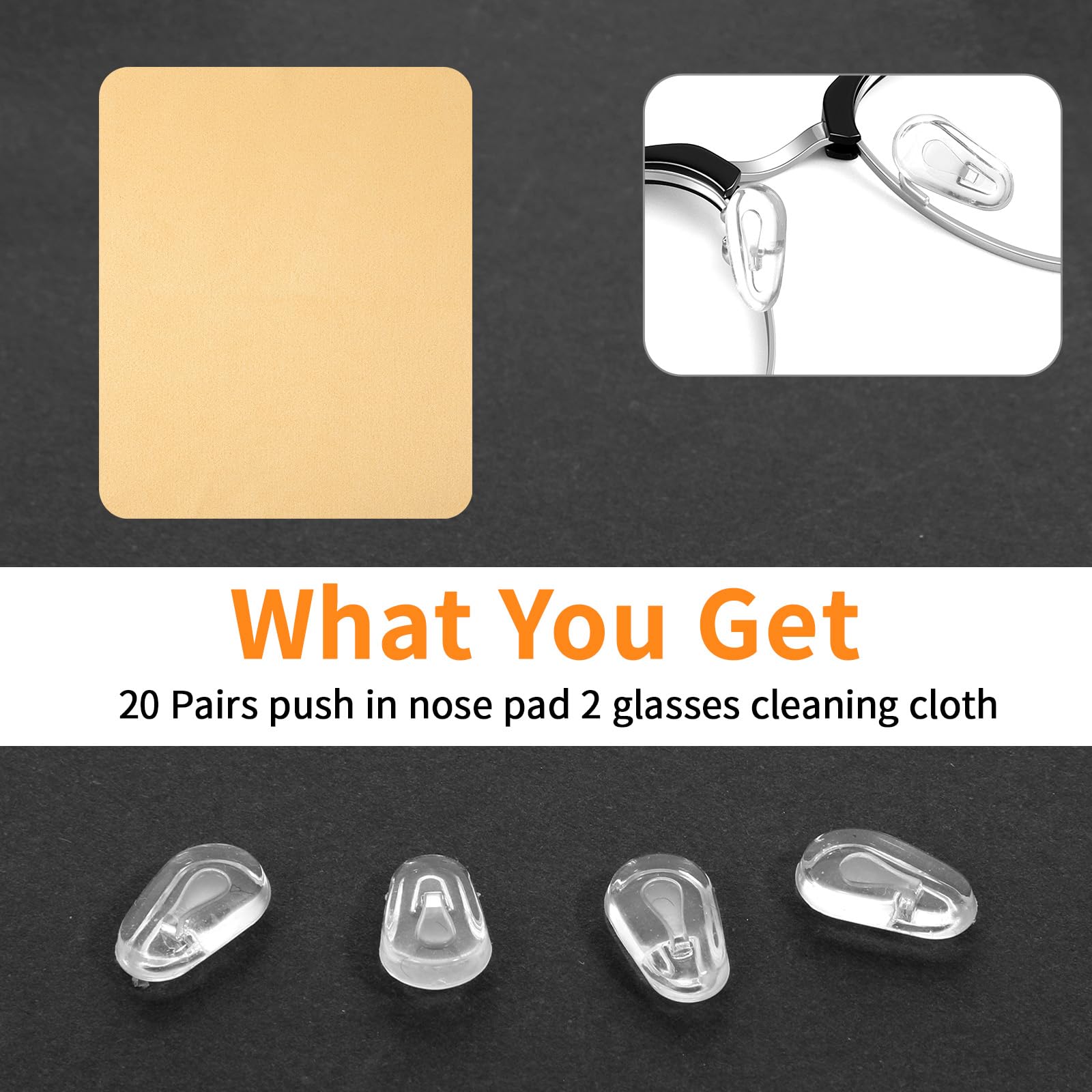 Microfiber cloths in random colors