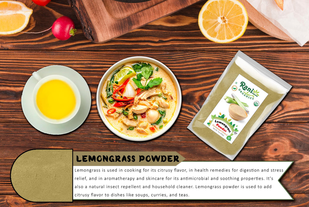 Lemongrass powder added to curry dish