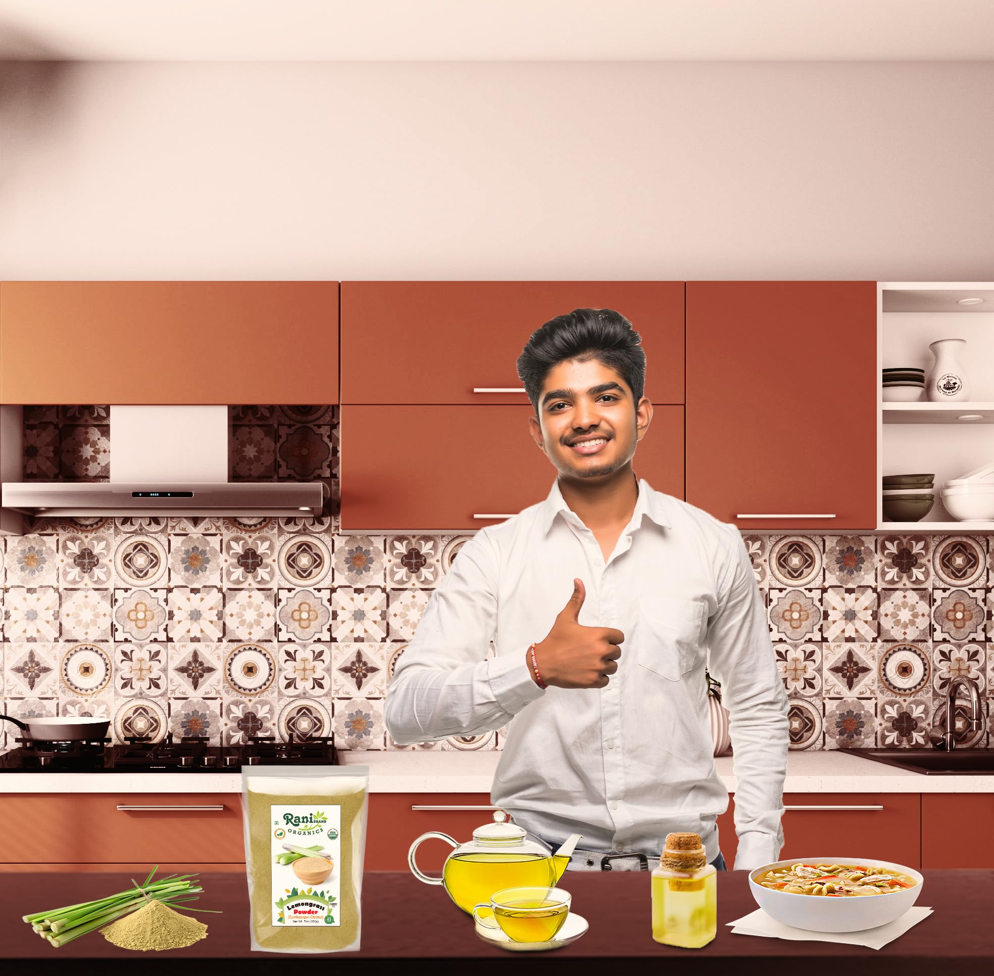 Label showing organic, kosher, and non-GMO certifications