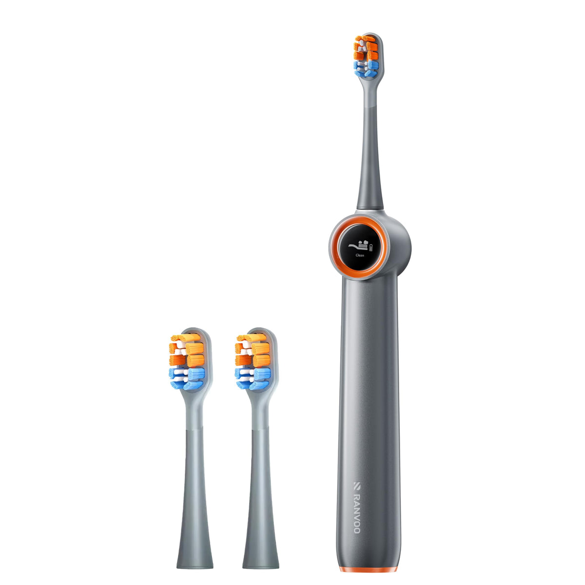 RANVOO Bubble Sonic Toothbrush Grey front view