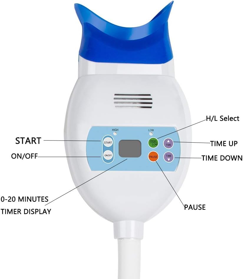 Rear view of Rasamer 24W Teeth Whitening Lamp