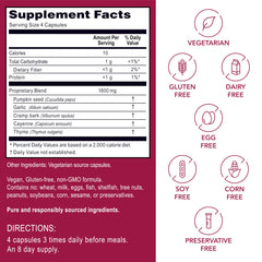 Rascal product labeled vegetarian, non-GMO, gluten-free