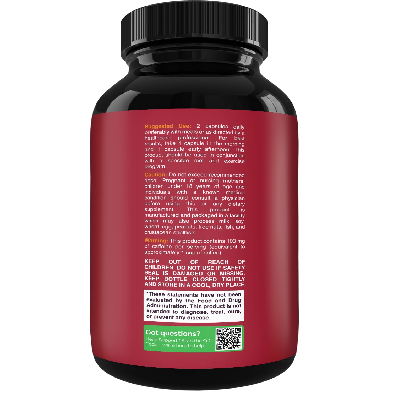 Close-up of Raspberry Ketones capsules