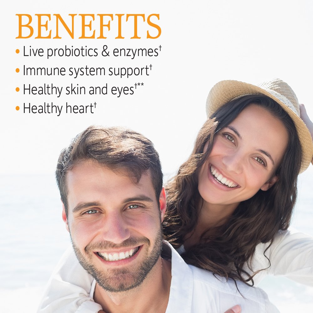 Label showing 23 raw fruits and vegetables blend