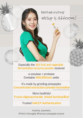 RAWEL Well Up Fermentation Digestive Enzymes - side view