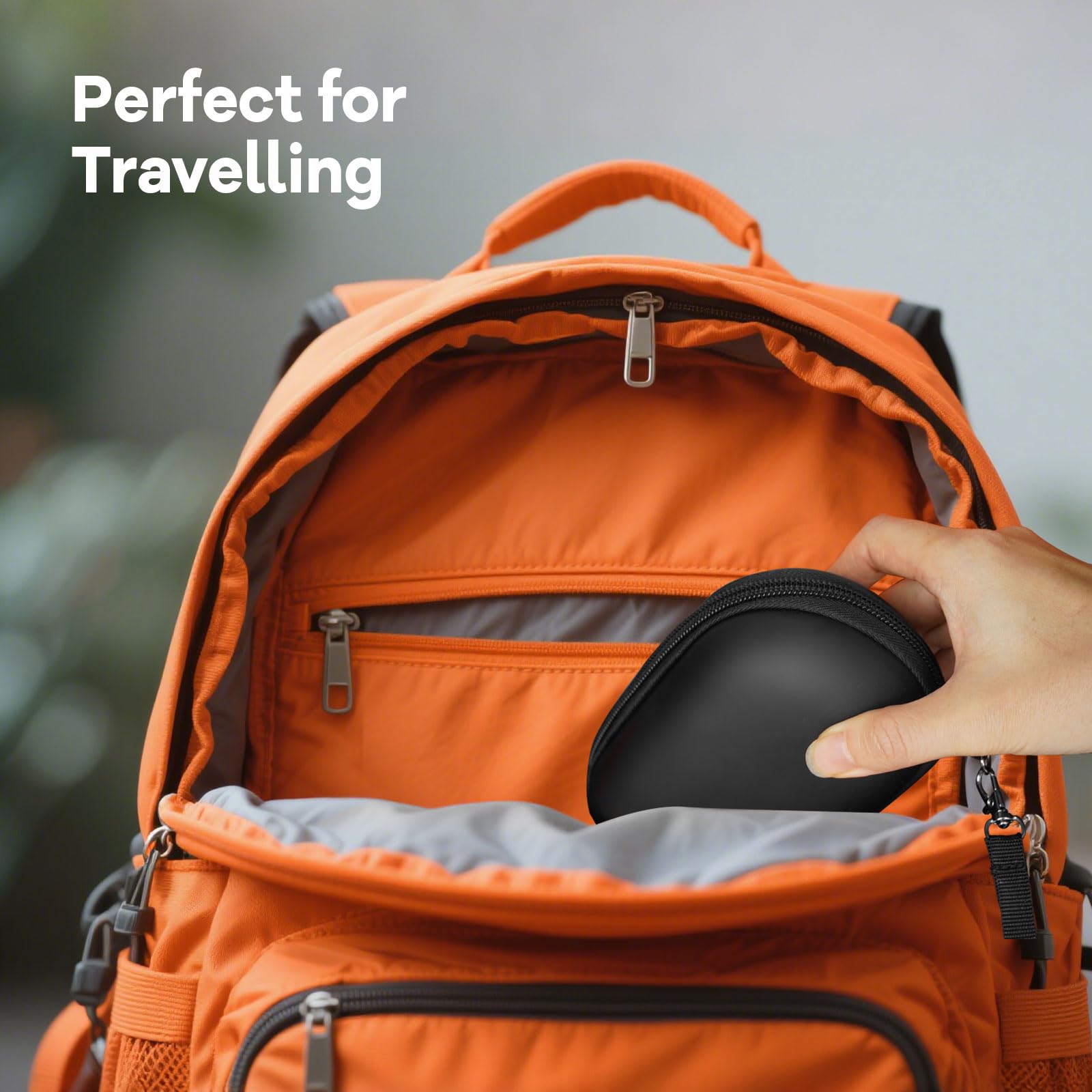 Compact travel size: 6.5 x 3.75 x 2.5 inches