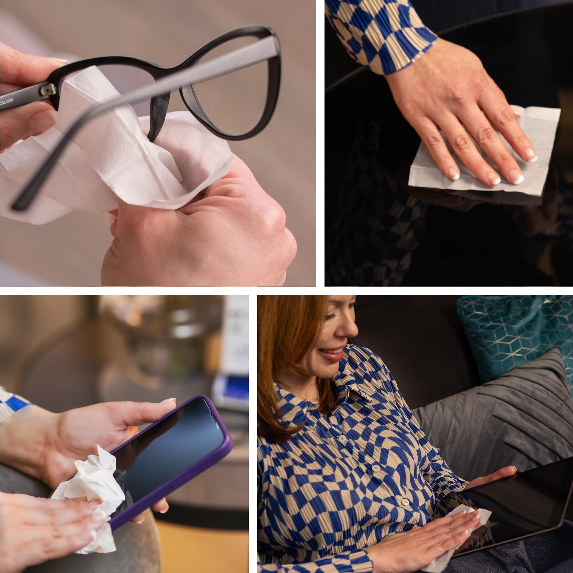 Raxwell Brand Anti-Fog Wipes Packaging