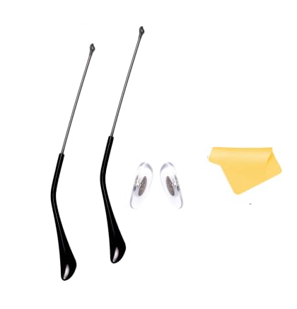 Ray-Ban 3025 Aviator silicone nose pads with silver metal