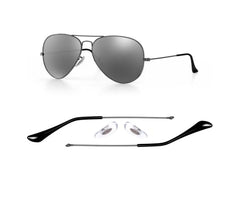 Ray-Ban 3025 Aviator temple arms in gunmetal