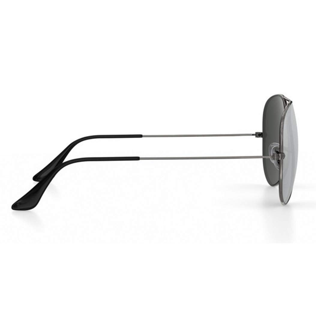 Ray-Ban 3025 Aviator temple tips in gunmetal