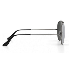 Ray-Ban 3025 Aviator temple tips in gunmetal