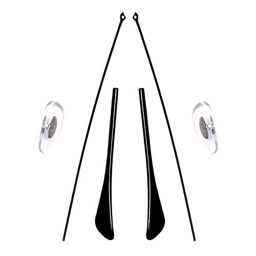 Temple tips for Ray-Ban 3025 Aviator in black