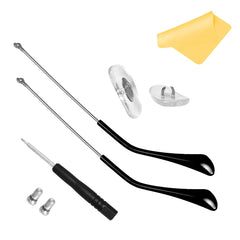 Replacement temple arms with black tips for Ray-Ban Aviator RB3025/RB3030