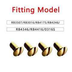 Nose bridge hold screws for Ray Ban Clubmaster with golden finish