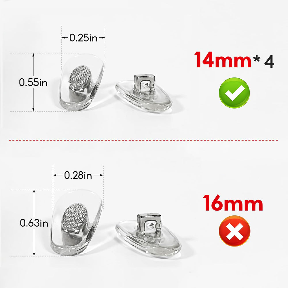 Includes nose pads and cotton lens cloth for Ray-Ban repair