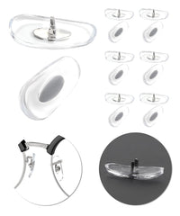 Six pairs of clear replacement nose pads for Ray-Ban sunglasses