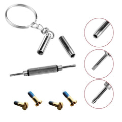 Ray-Ban screwdriver included with golden screws