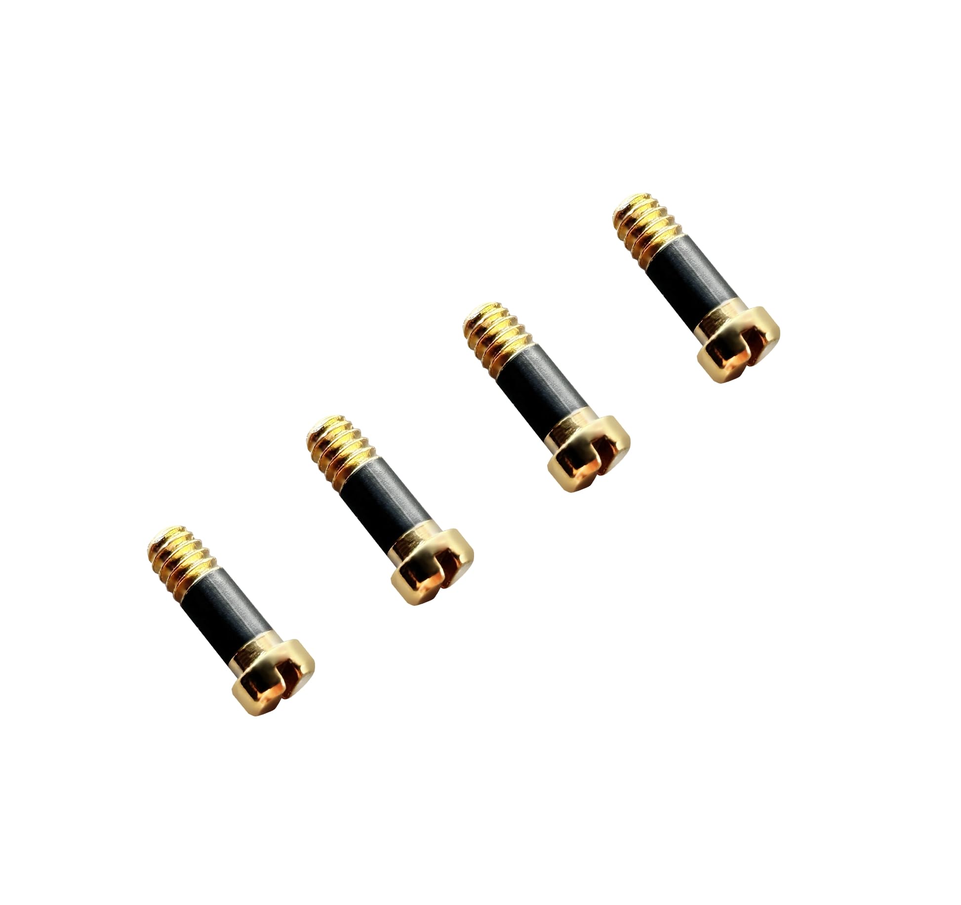 Lenses ring and back-side screws in golden finish for Ray-Ban models (4 pcs)