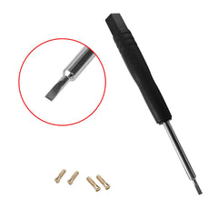 Golden screwdriver included in Ray-Ban sunglasses repair kit