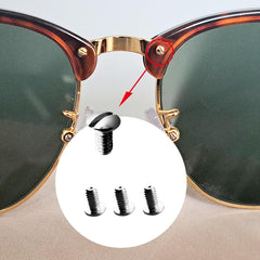 Nose bridge hold screws compatible with Ray Ban glasses