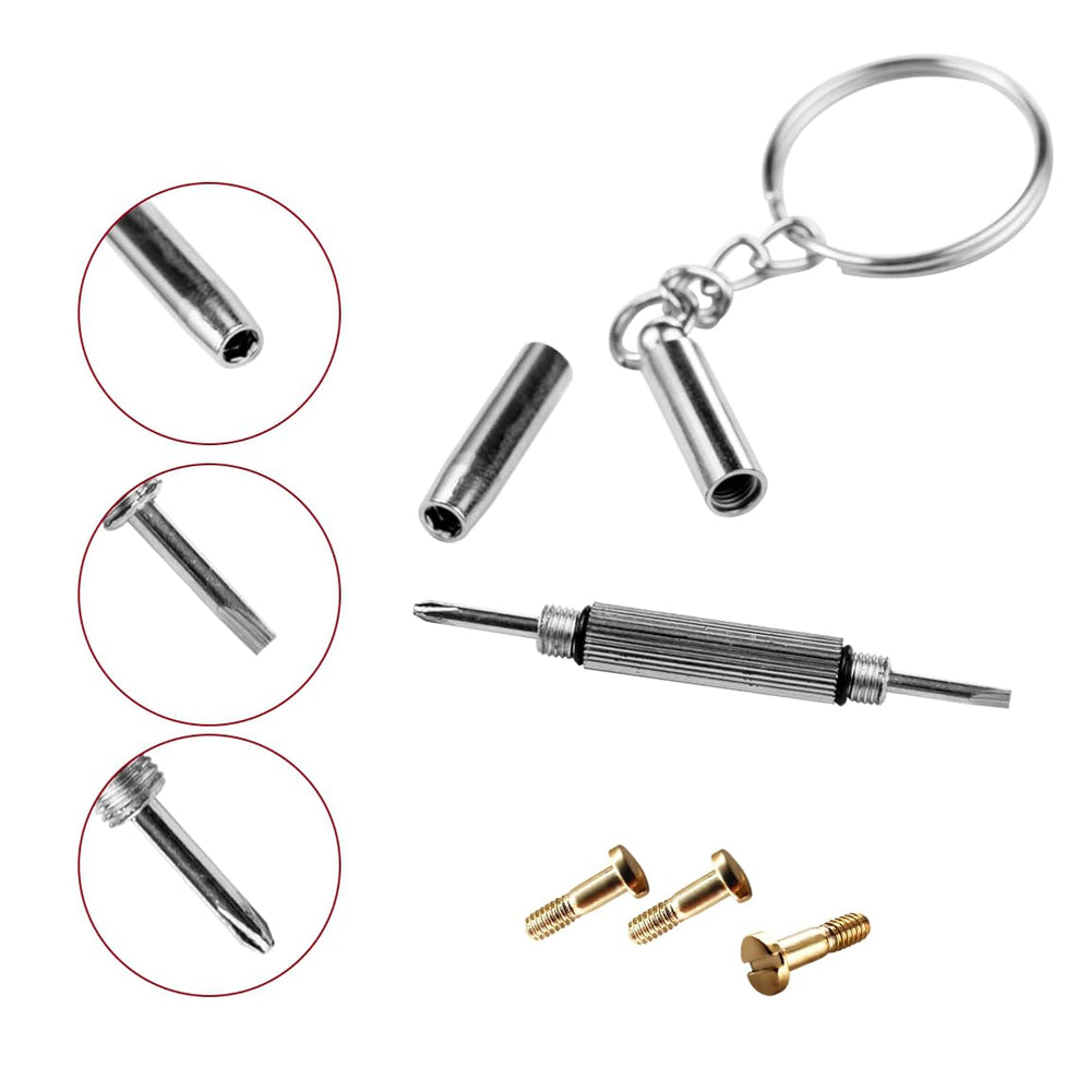 Gold temple hinge screws for Ray Ban RB3386 sunglasses