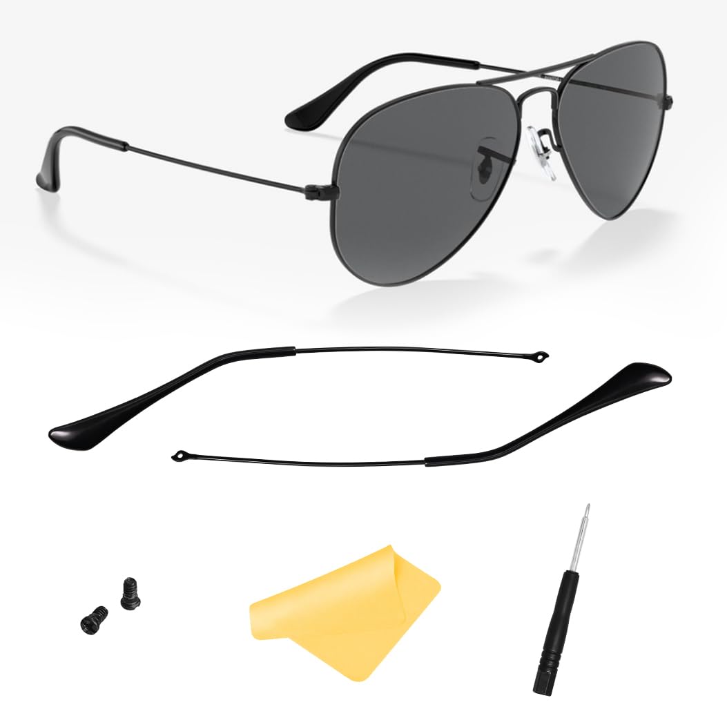 Sunglasses cleaning cloth included in the kit