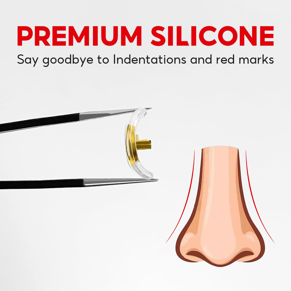 Soft silicone nose pads for Ray-Ban gold 16mm