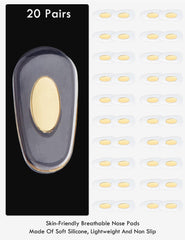 Easy to install nose pads for rimless and metal Ray-Ban frames