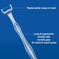 Refill heads tray showing 240 extra-strong floss refill heads
