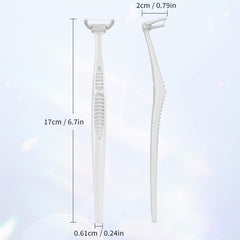 Close-up of ergonomic handle design for RAZOKO Flosser Kit
