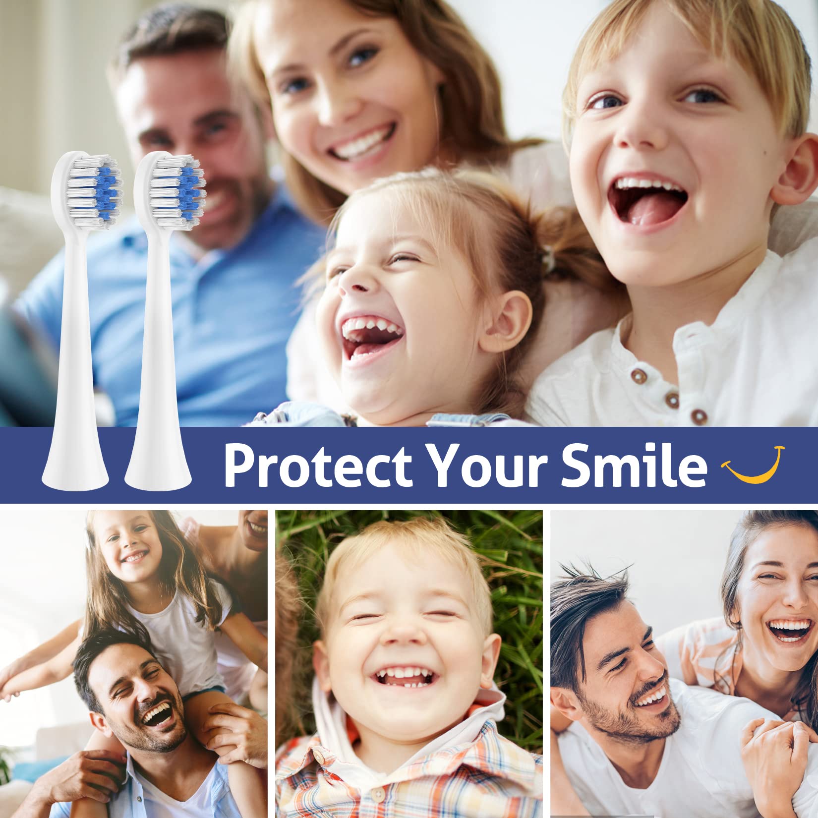Razoko Kids toothbrush replacement heads packaging