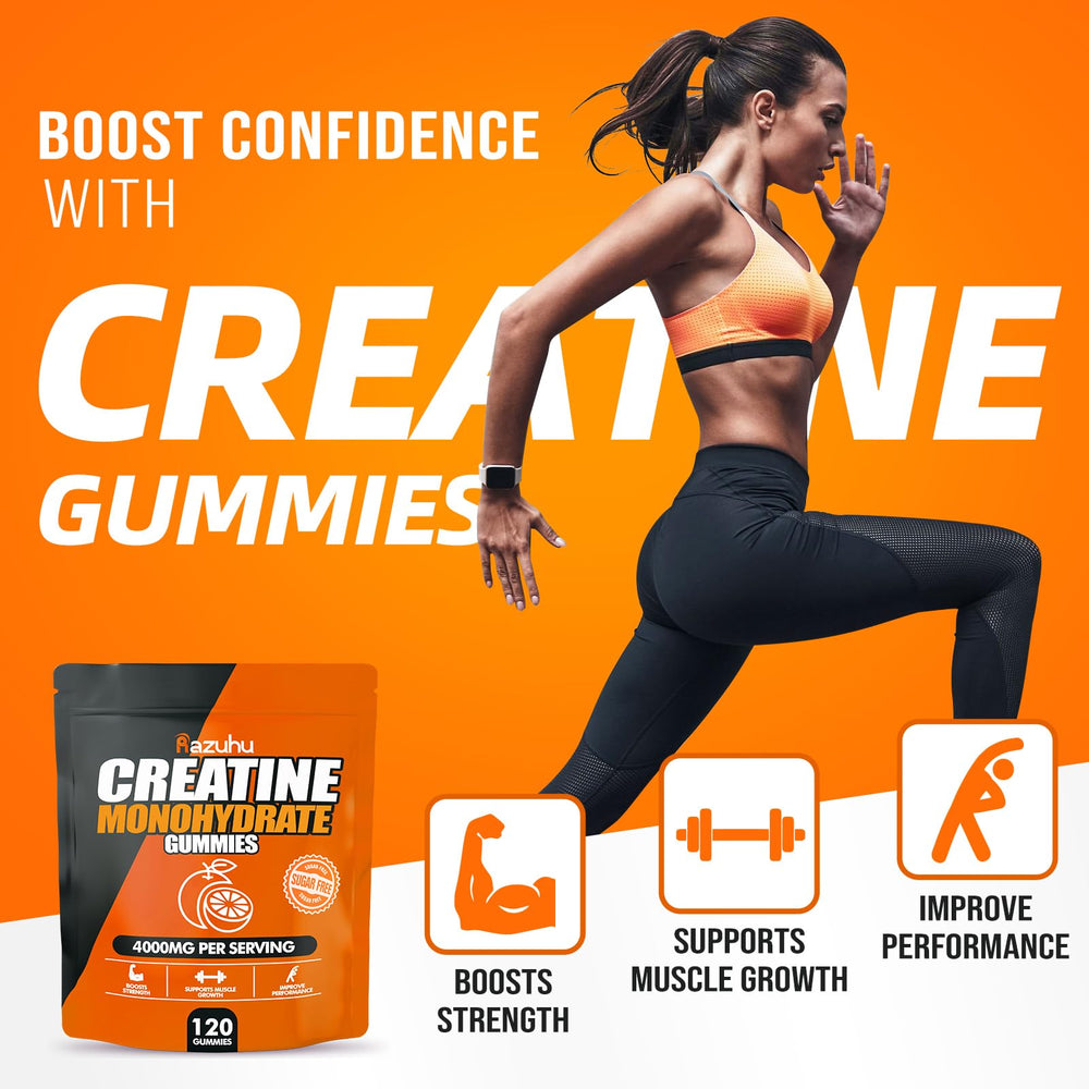 Nutrition panel for Razuhu Creatine Monohydrate Gummies