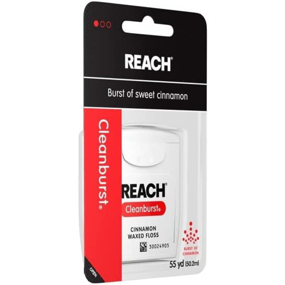 55-yard Reach Cleanburst floss dispenser for daily use