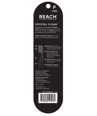 Cleaning tip reaching behind back teeth