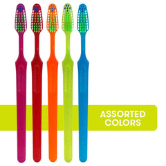 Close-up of angled neck of Reach Crystal Clean Toothbrush