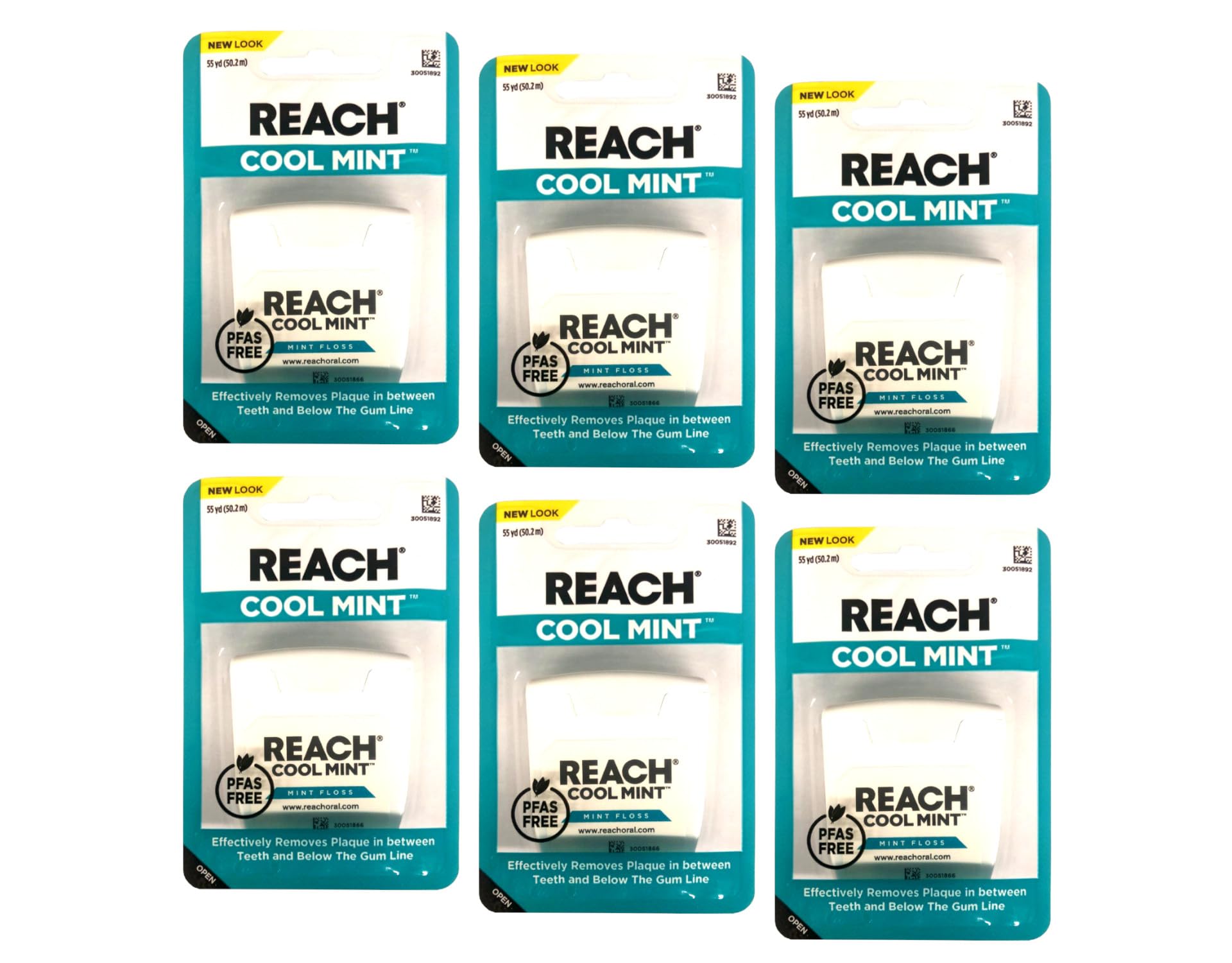 Close-up of REACH floss spool