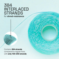 Multi-filament floss with textured surface removing plaque