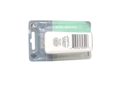 Two compact floss dispensers with mint-flavored waxed floss