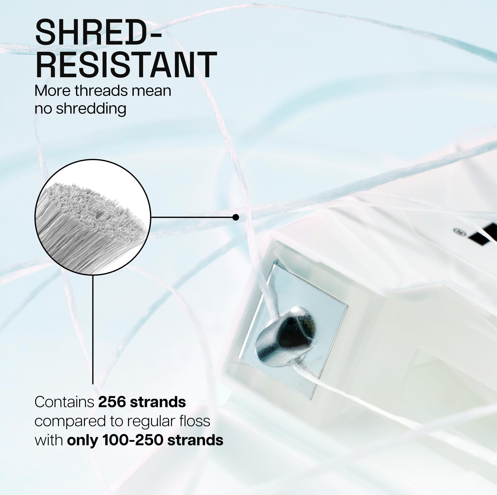 Flossing tool designed for hard-to-reach areas