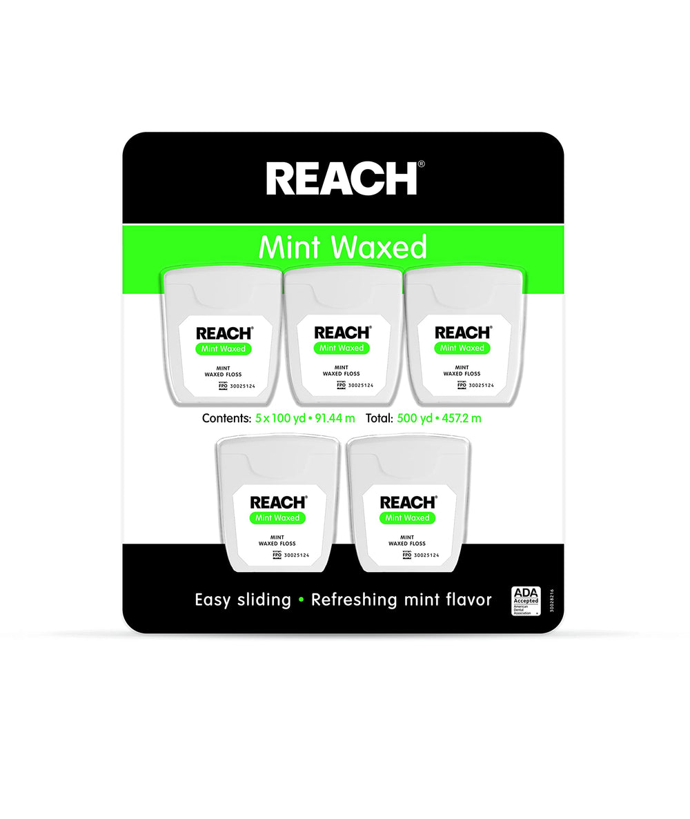 Reach Mint Waxed Dental Floss 5 Count - product image 1