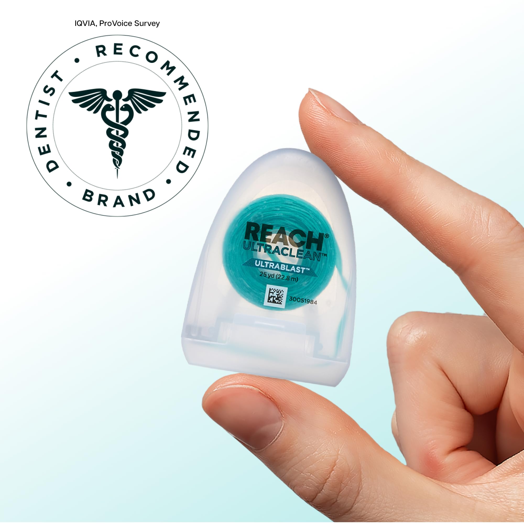 Dentist-recommended REACH brand badge