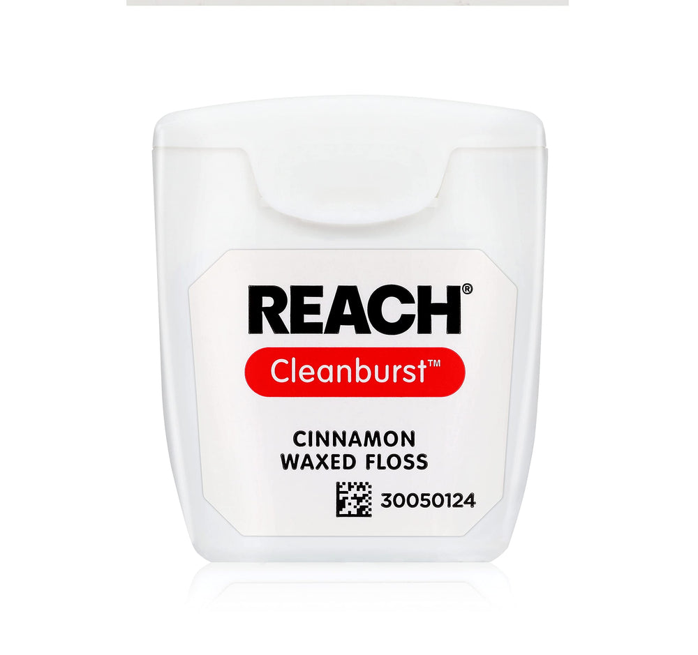Pack of 4 Reach Waxed Dental Floss Cleanburst Cinnamon