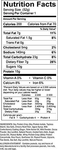 Ready protein bars chocolate peanut butter pack quick-energy snack