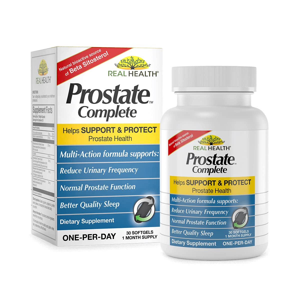 Real Health Prostate Complete 30-count bottle